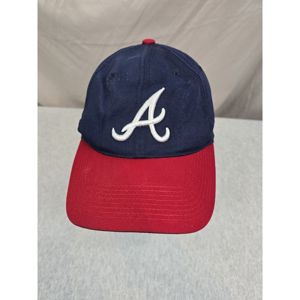 Atlanta Braves Hat Cap OC Sports OSFM Red Blue Strap Back Team MLB